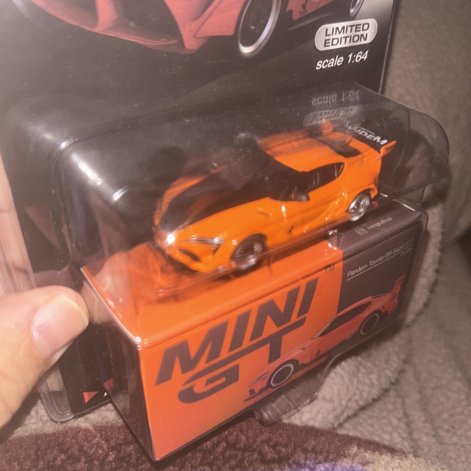 Mini GT Pandem Toyota GR Supra V1.0 Limited 294 Orange New Sealed