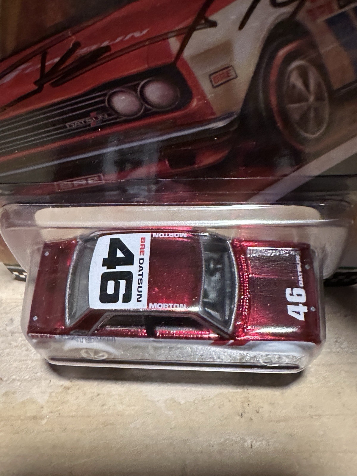 HW 2013 RLC Series 12 – BRE Datsun Bluebird 510 #2519 of 3000- 3 Autographs Rare