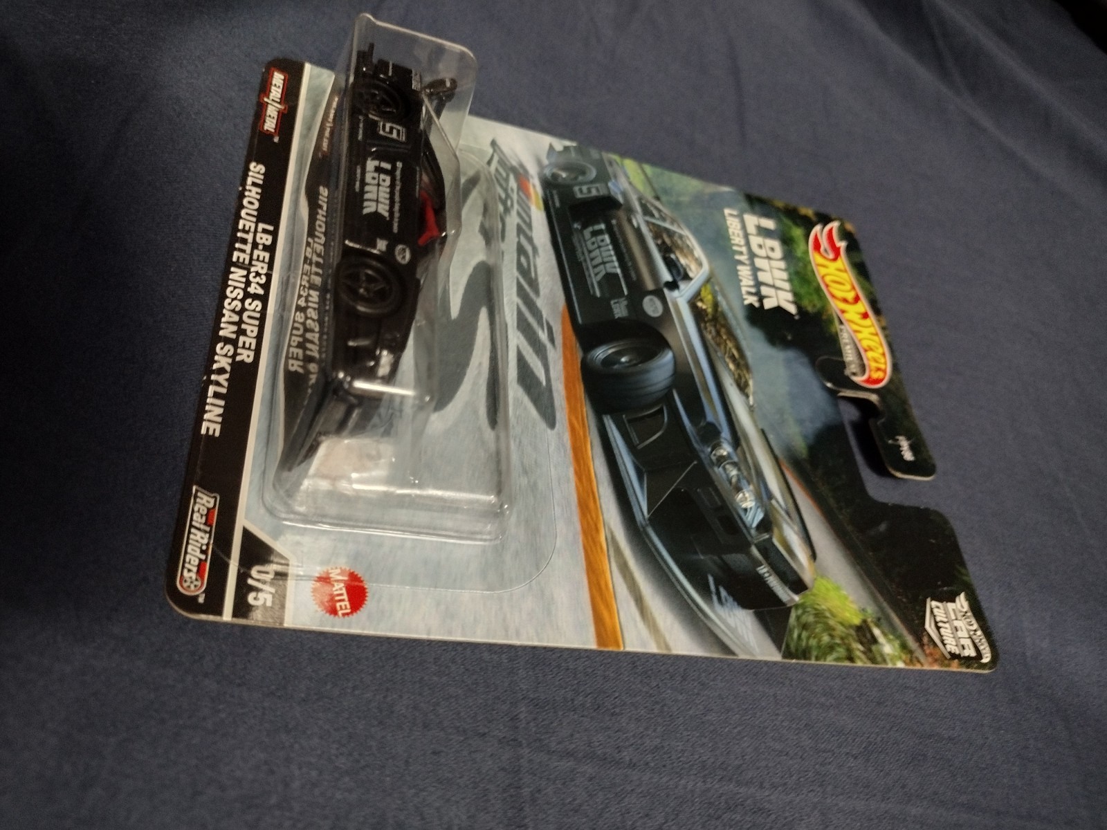 Hot Wheels LB-ER34 Liberty Walk Nissan Skyline Mountain Drifters R34 CHASE LBWK
