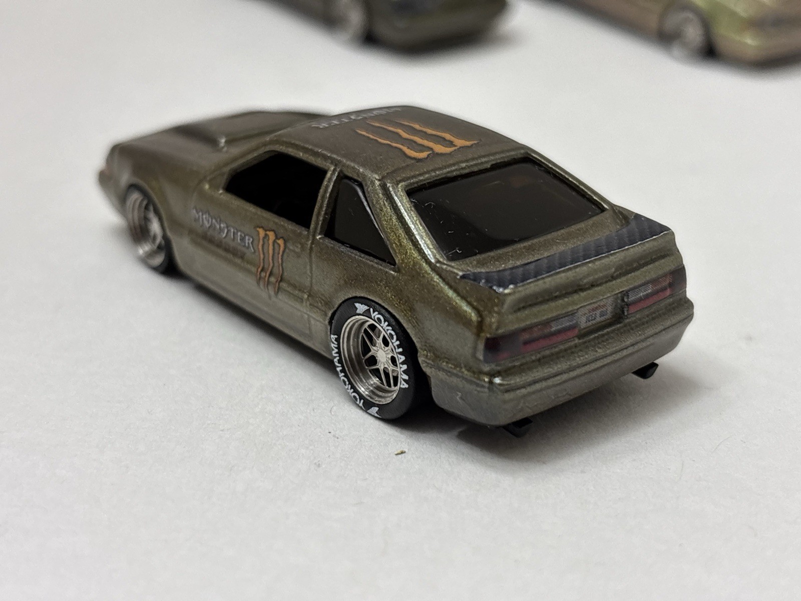 Hot Wheels FOX BODY Monster Energy 1992 Ford Mustang CUSTOMS LOT X 3 Green 🔥🏁