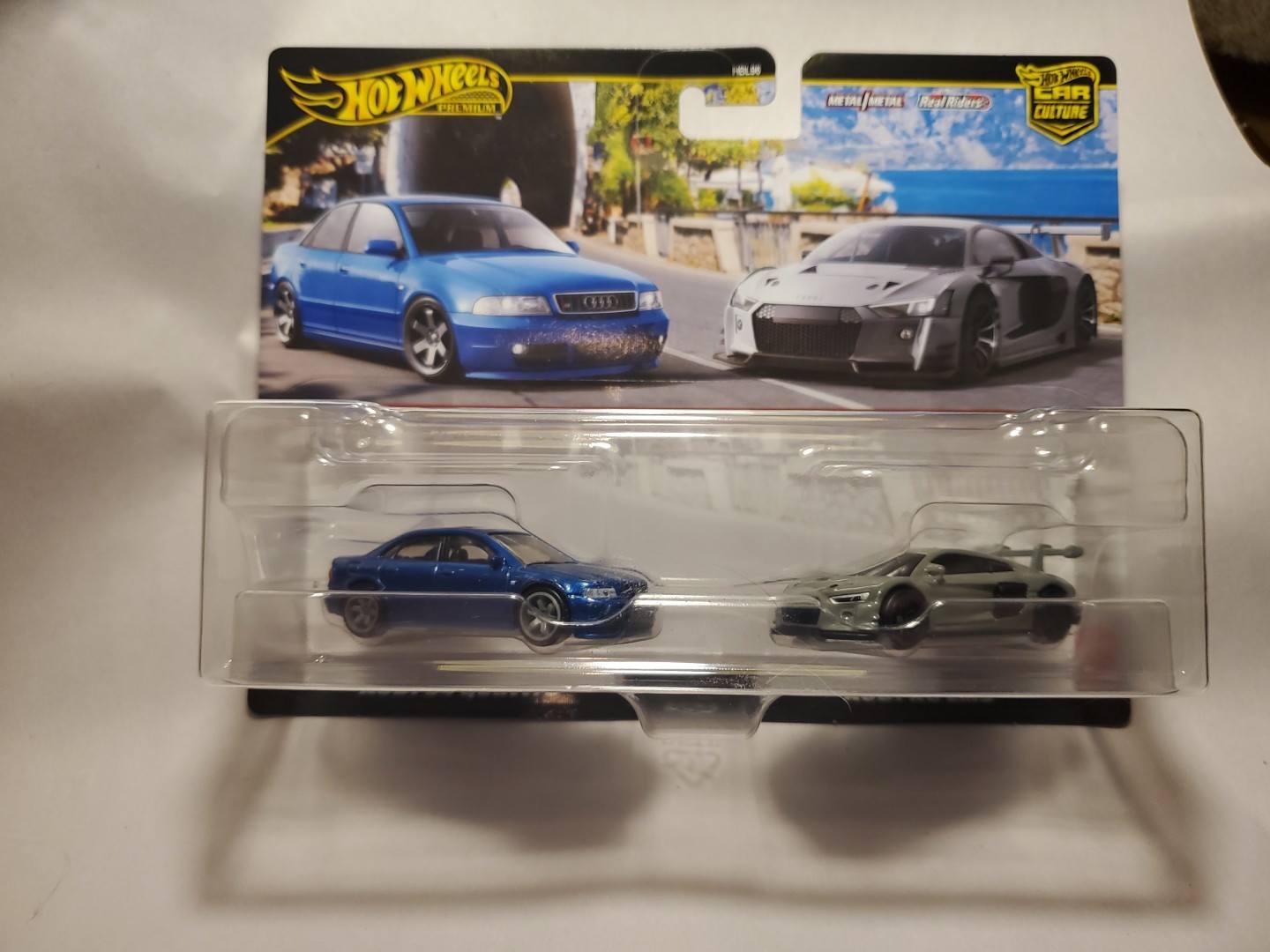 2024 Hot Wheels Premium Car Culture Twin 2 Pack Audi S4 Quattro & Audi R8 LMS C3