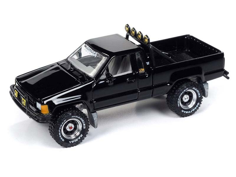 1985 Toyota SR5 Pickup Truck – Black 1:64 Scale Model – Johnny Lightning JLSP374