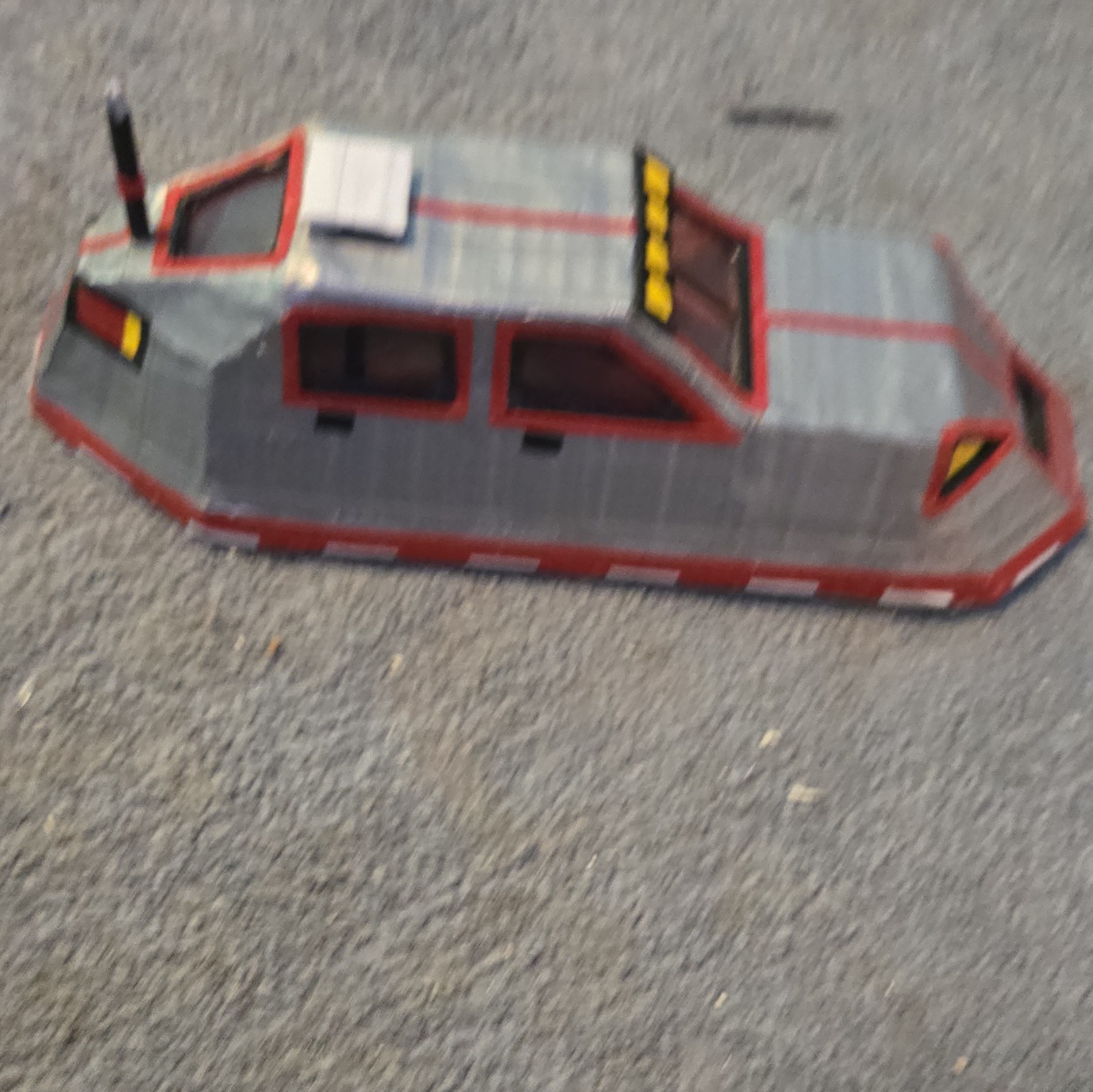Customized Handcrafted Diecast Style Car Toy Vehicle – Silver Red Black Yellow