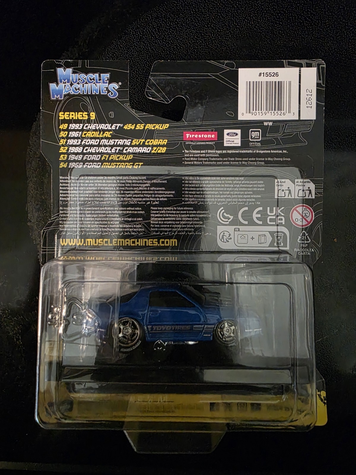 Maisto Muscle Machines Series 9 DieCast Model 52 1988 Chevrolet Camaro Z/28 Blue