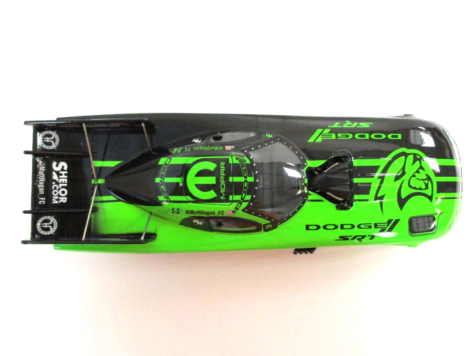 RC2 AUTO WORLD MATT HAGAN – MOPAR SRT 2023 DODGE CHARGER NHRA FUNNY CAR – 1/24