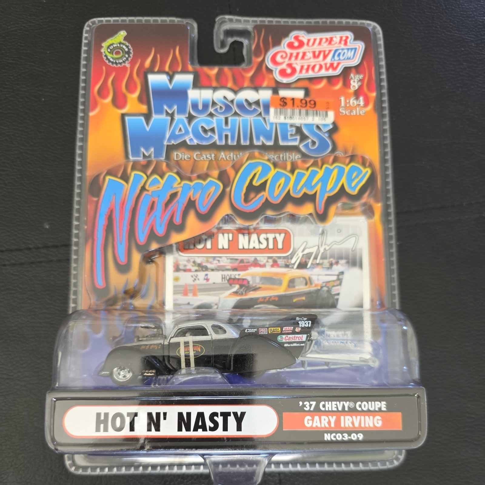 6 Pks 1:64 scale Muscle Machines Nitro Coupe die-cast vehicles Adult Collectibes