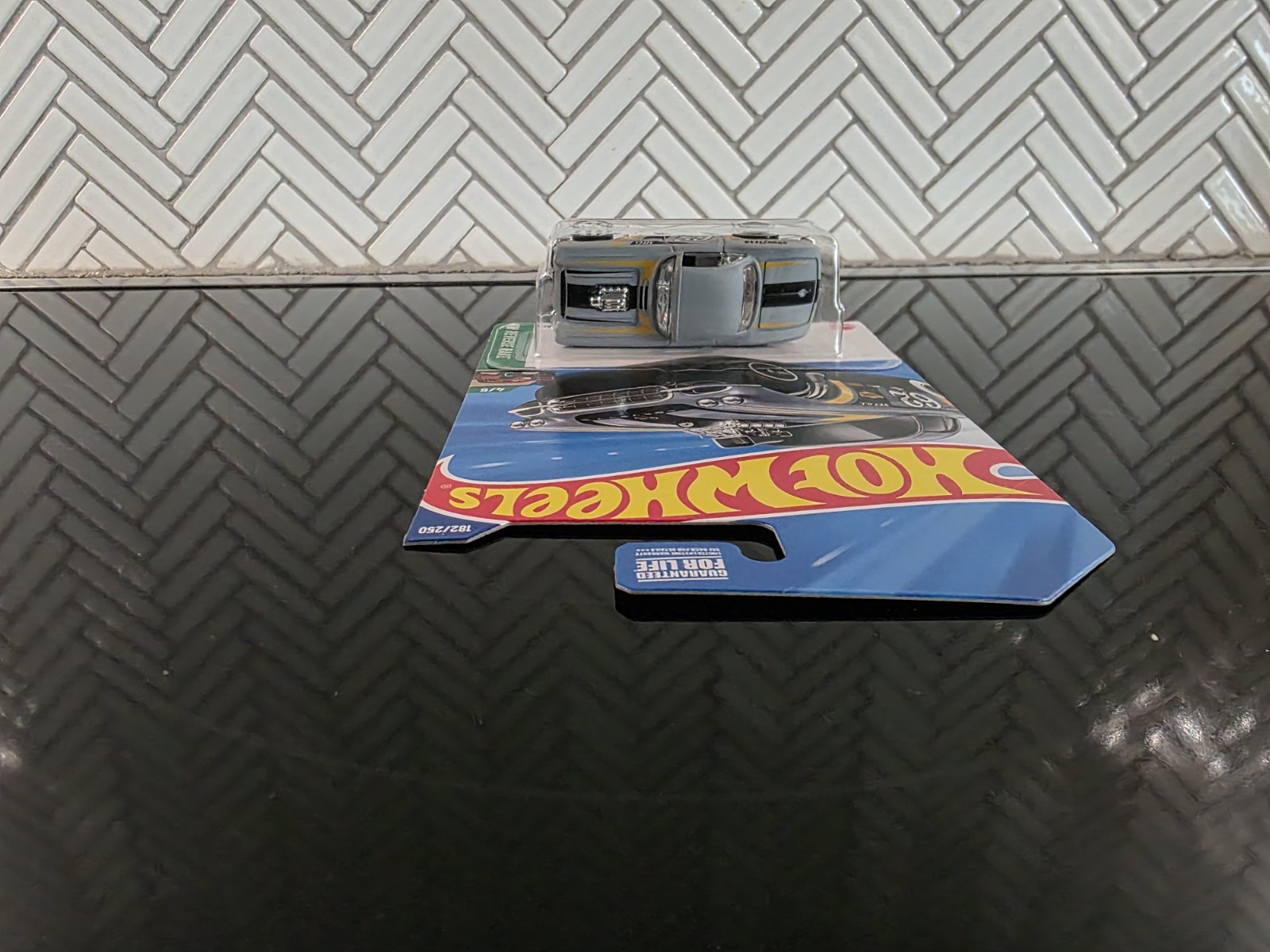 2025 Hot Wheels ’62 Corvette Gasser 182/250 Gray VHTF Variation WHITE 5SPK