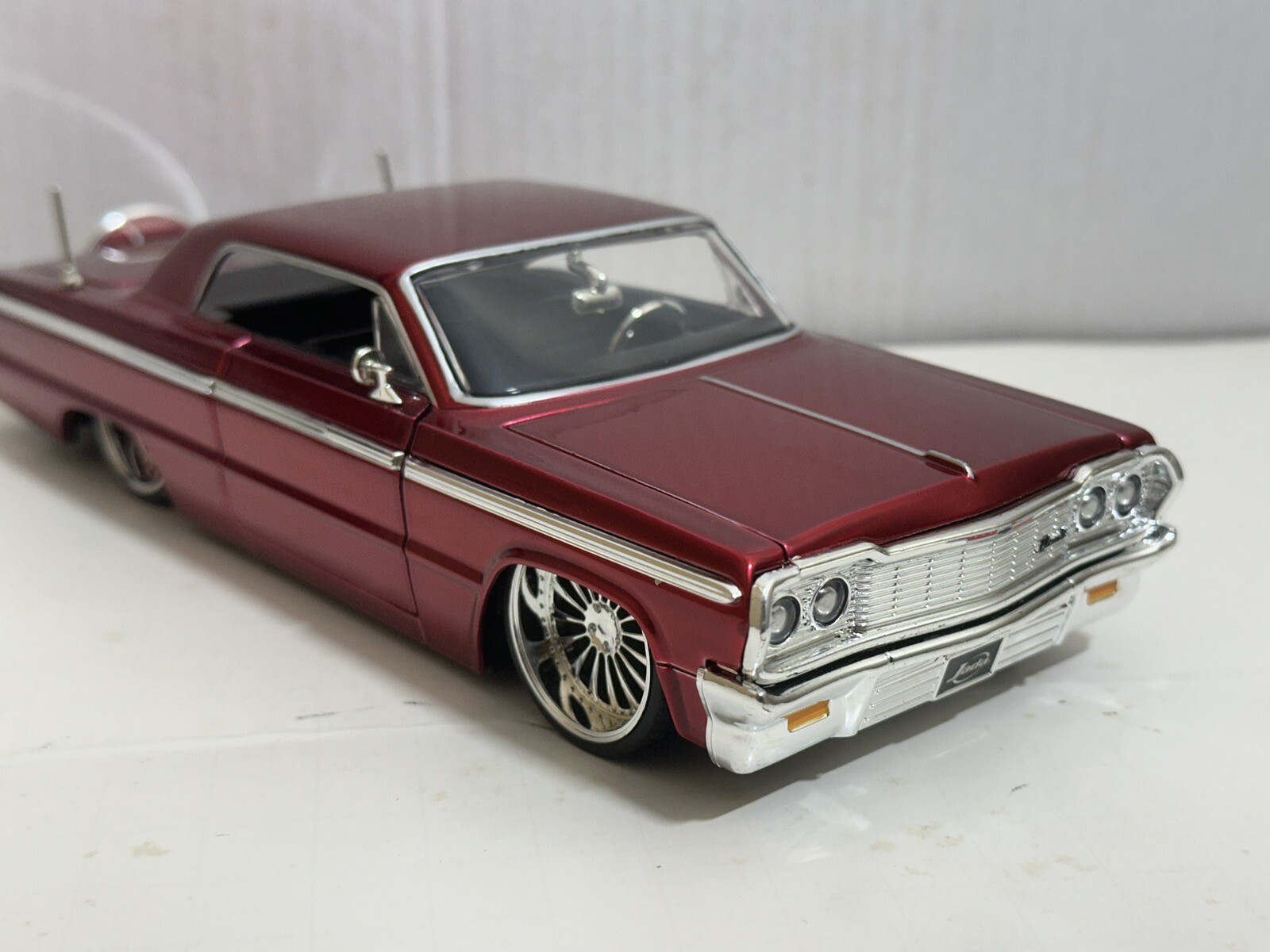 JADA BTK 1964 CHEVY IMPALA RED 1:24 DIECAST MODEL CAR NEW NO BOX