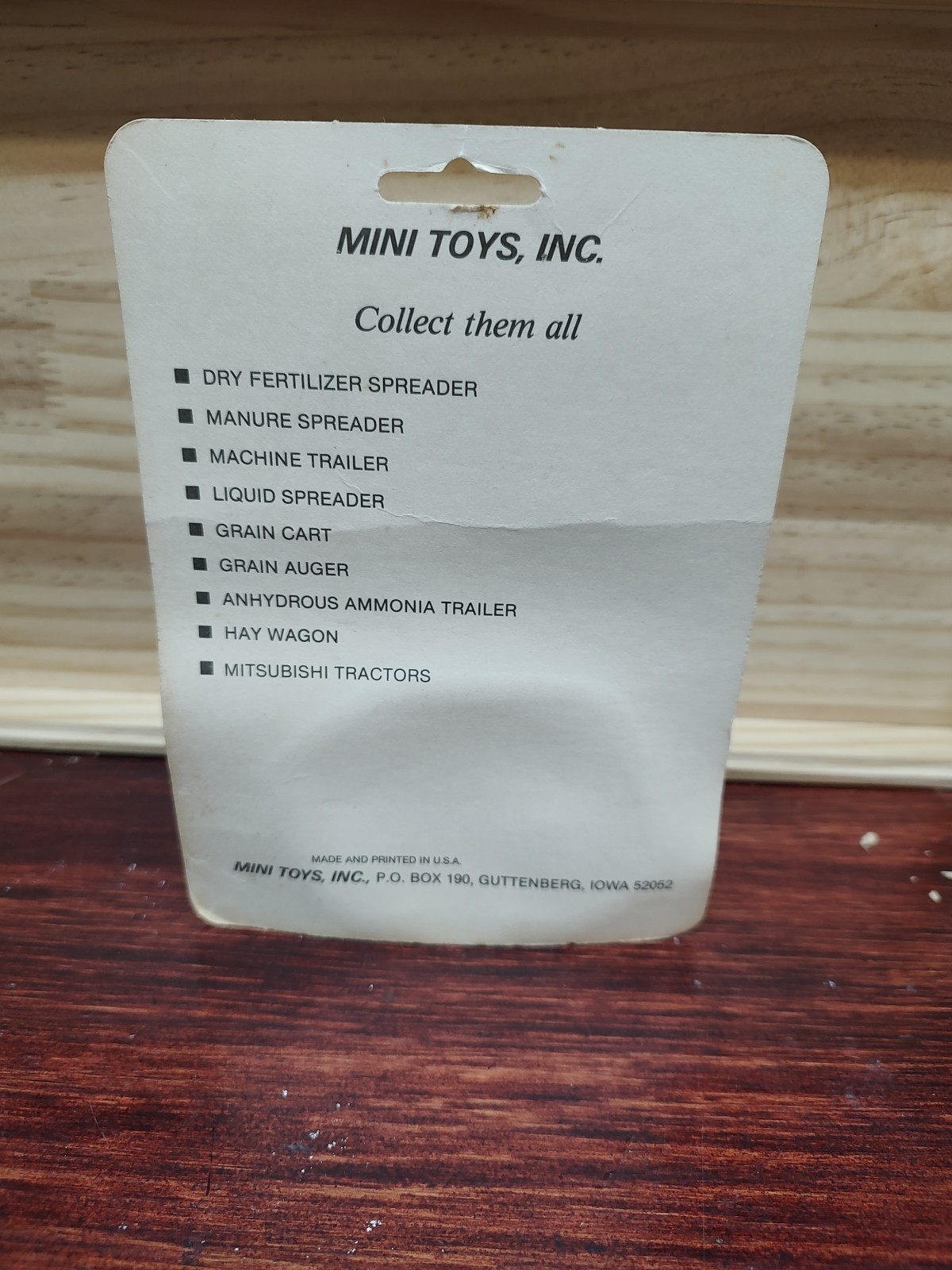 Mini Toys Inc 1/64 Mitsubishi MT3000 Tractor New In Package