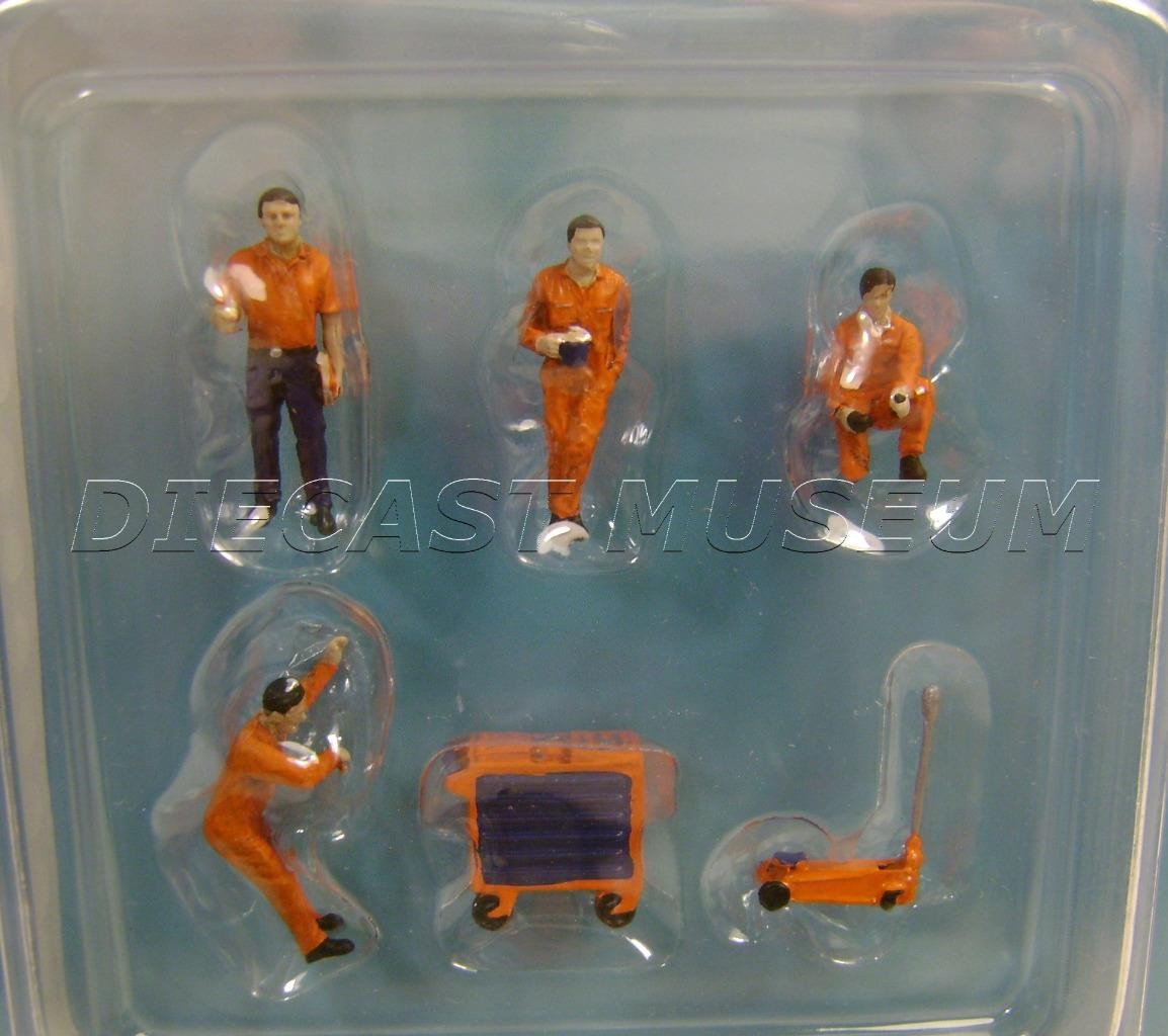 MECHANIC II FIGURES SET DIE CAST METAL 1:64 SCALE AMERICAN DIORAMA MIJO 2020