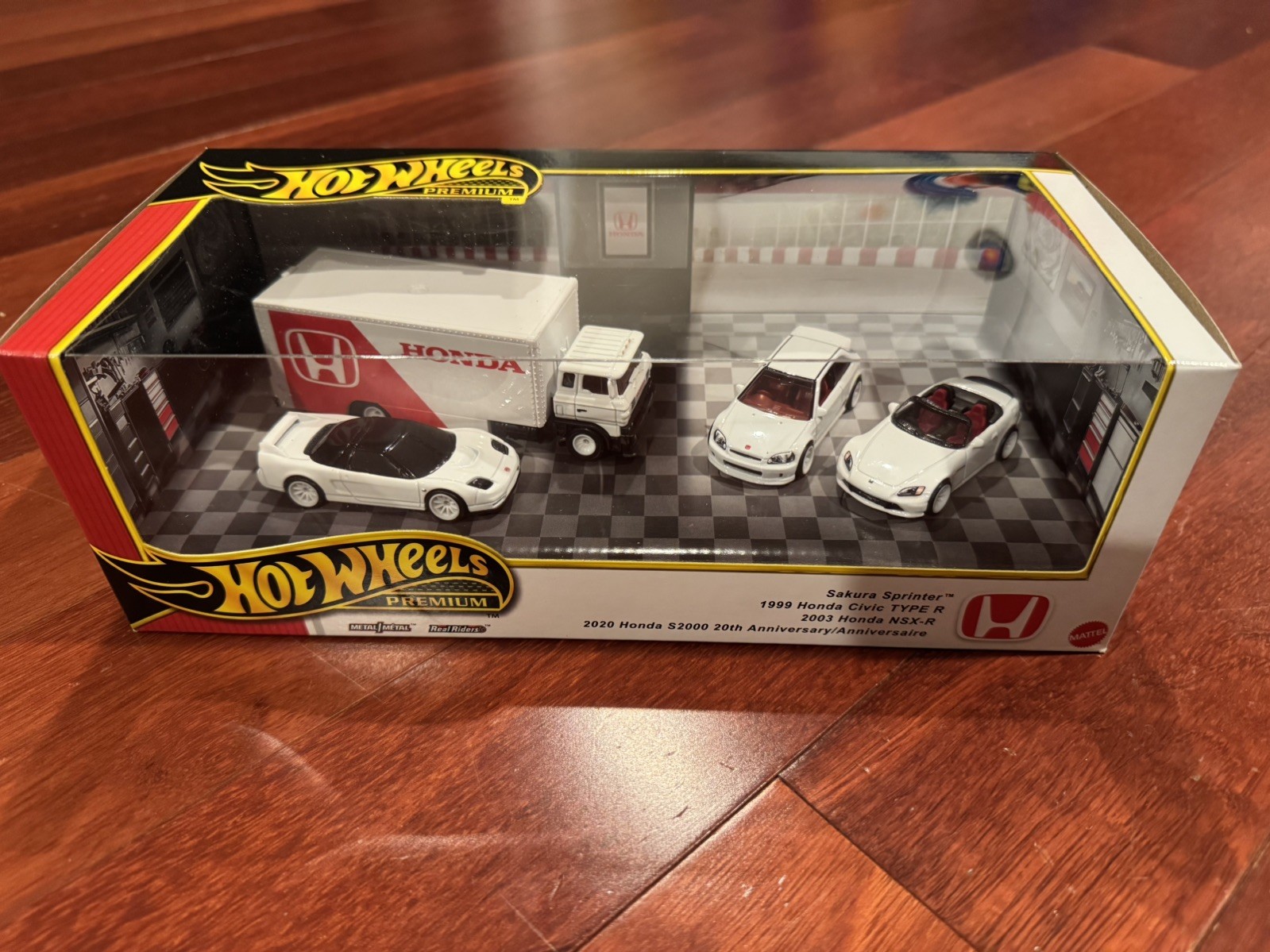 Hot Wheels 2025 Premium Collector Diorama Honda Set Civic Type-R, NSX-R, S2000