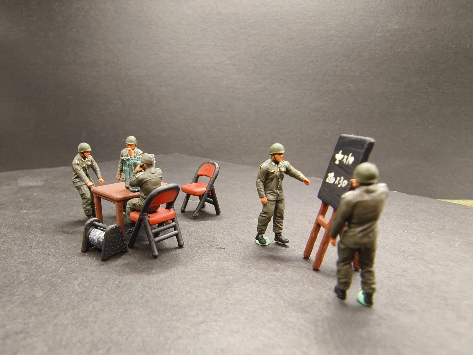 WW2 1/72 tank 1:72 USA GERMANY Command Post Battlefield5 Diorama totalwar