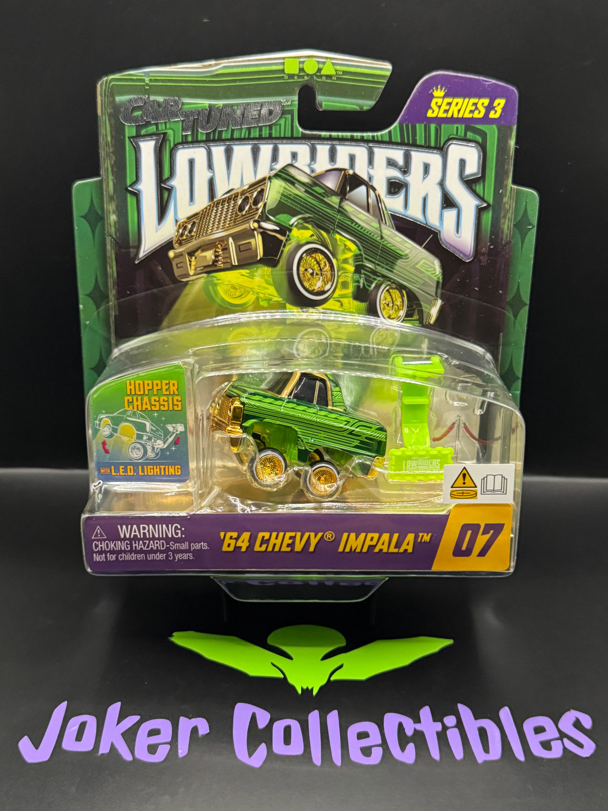 CarTuned Lowriders Show Glow Series 3 ’64 Chevy Impala # 07 Car Tuned
