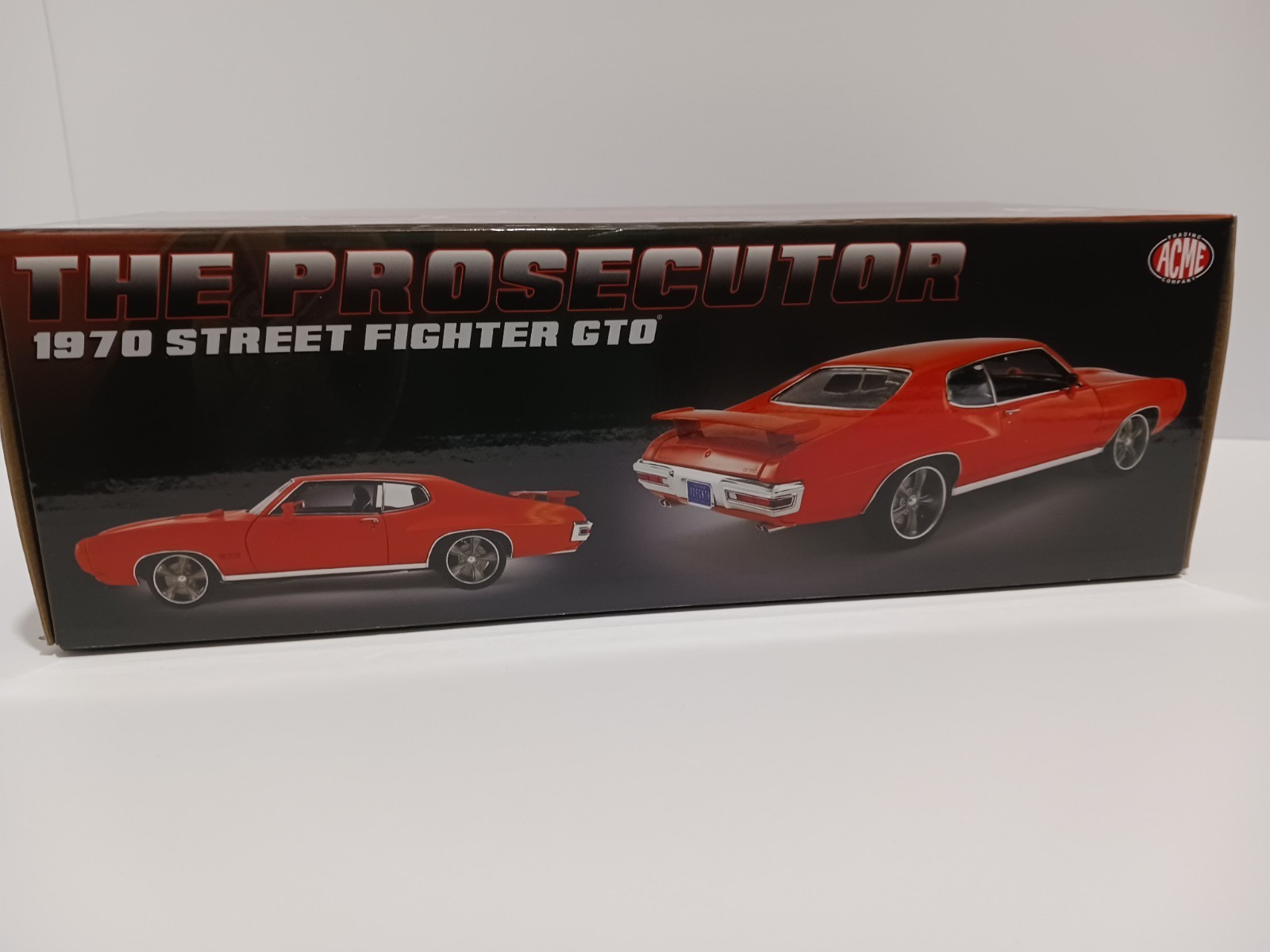 1:18 1970 PONTIAC GTO “THE PROSECUTOR” STREET FIGHTER in CAROUSEL RED, by ACME
