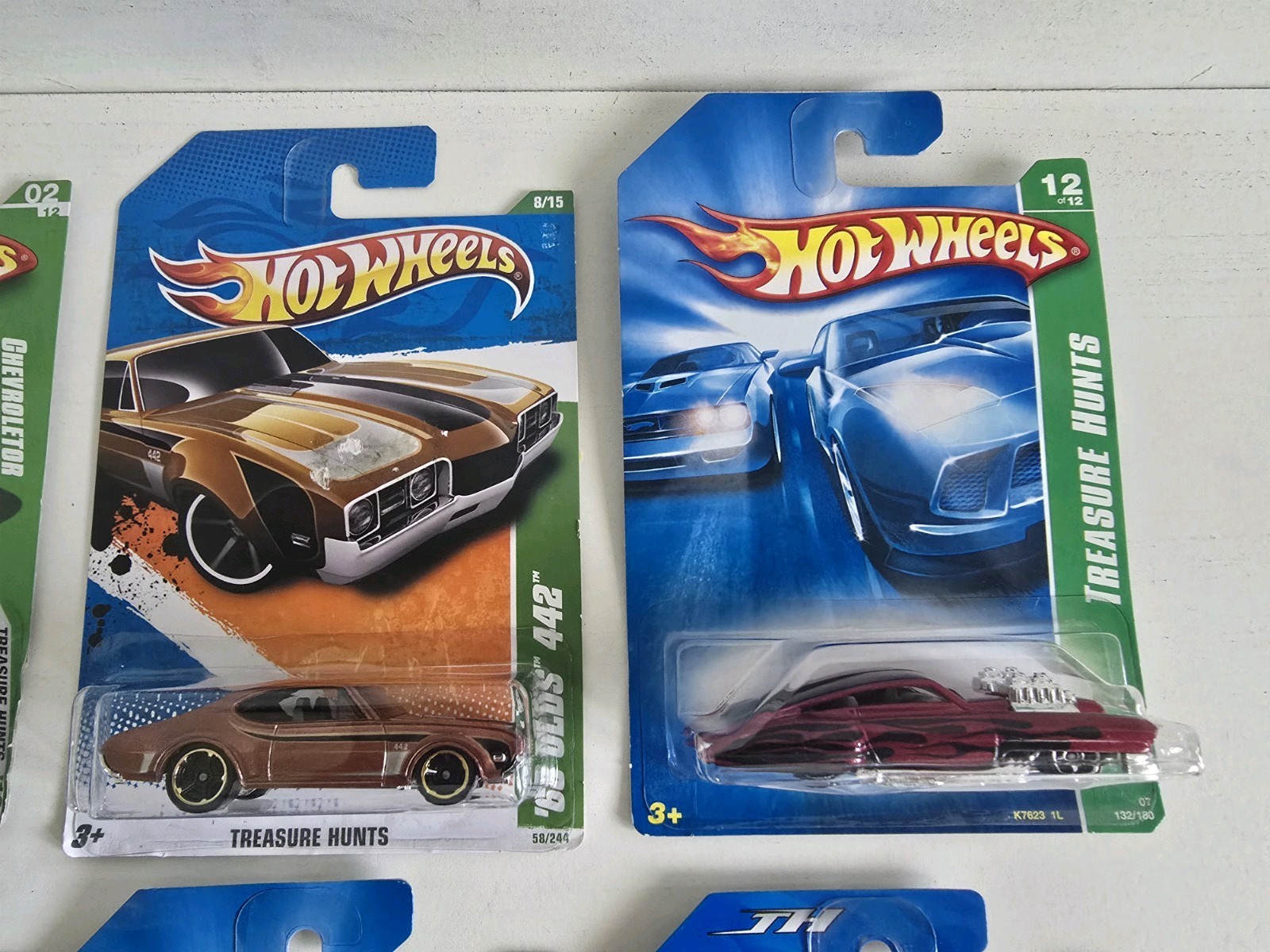 Hot Wheels Treasure Hunt Lot Of 8 SEALED NEW Cadillac Evil Twin Chevy Truck Olds