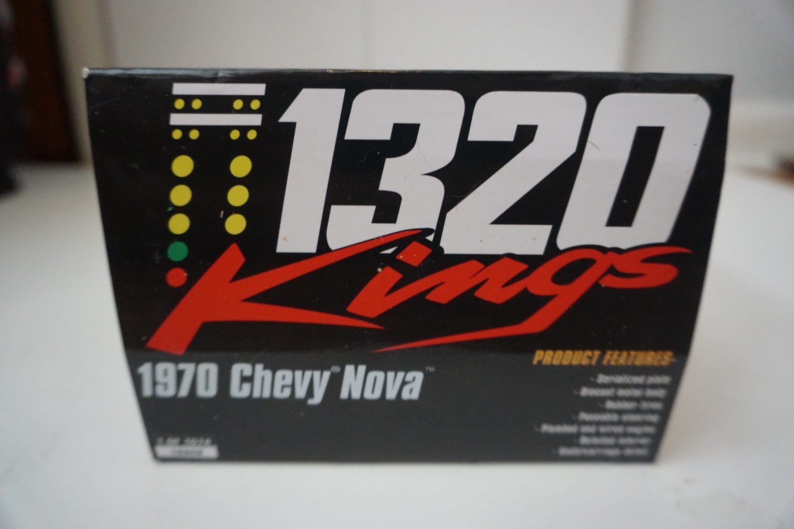 1/18 Greenlight 1320 Kings 1970 Chevy Nova Black (1197)