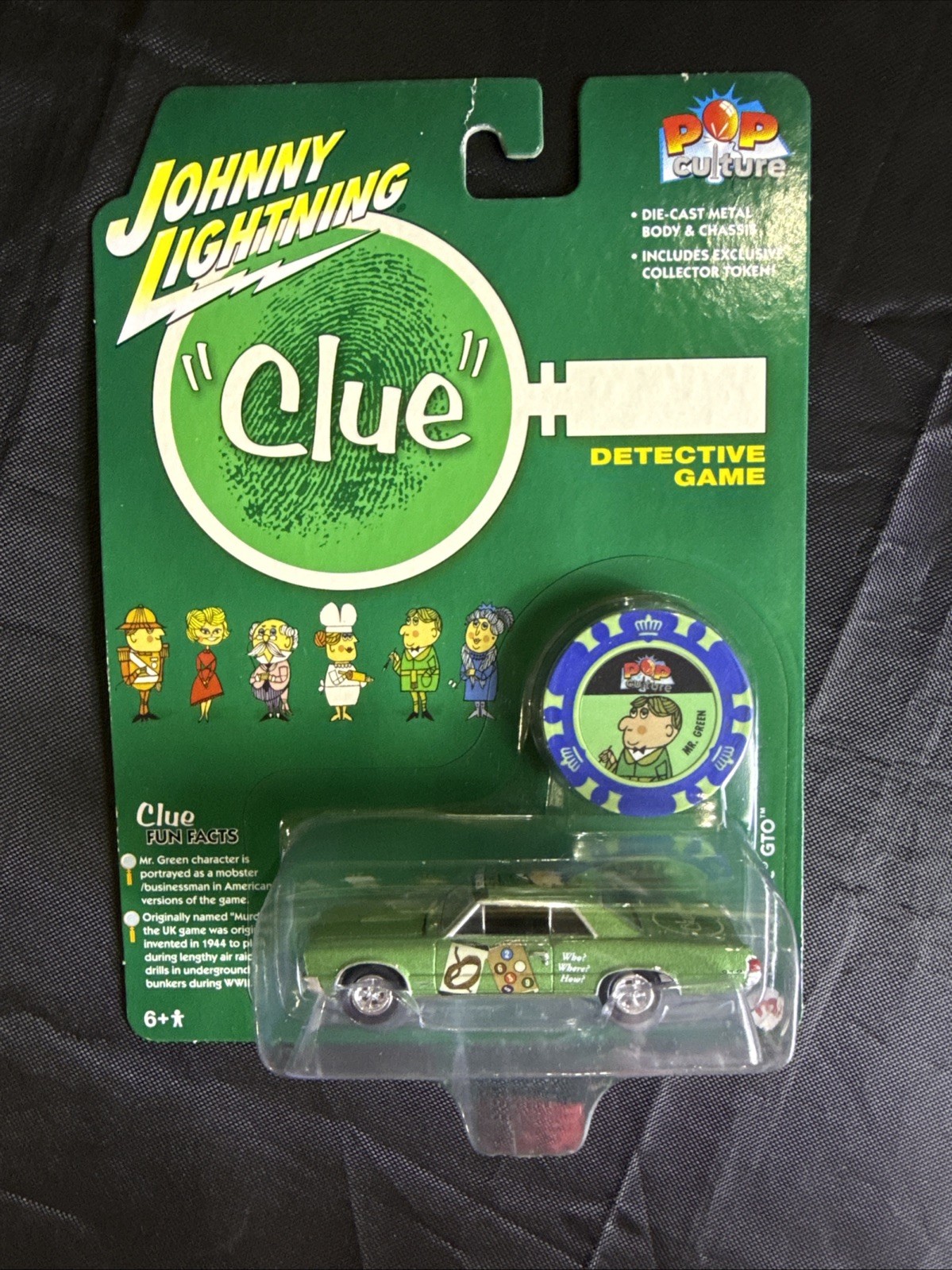 Johnny Lightning Mixed Lot Of 12 Release 1-2-3 Clue, Monopoly Scrabble & Others