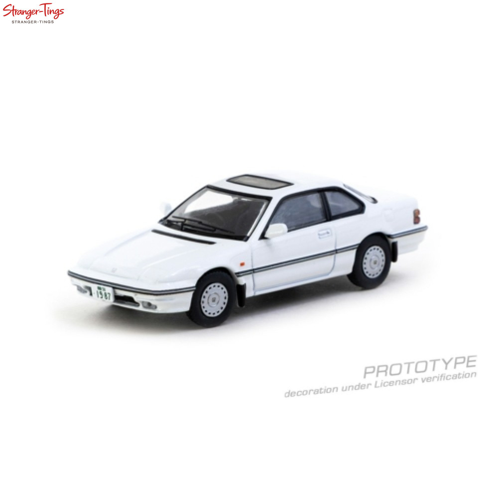 Tarmac Works 1:64 Honda Prelude (Ba4) White Diecast Model Car