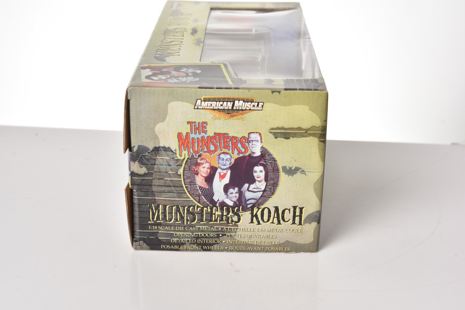 ERTL AMERICAN MUSCLE THE MUNSTERS KOACH 1:18 DIE CAST CAR REPLICA NEW – #36