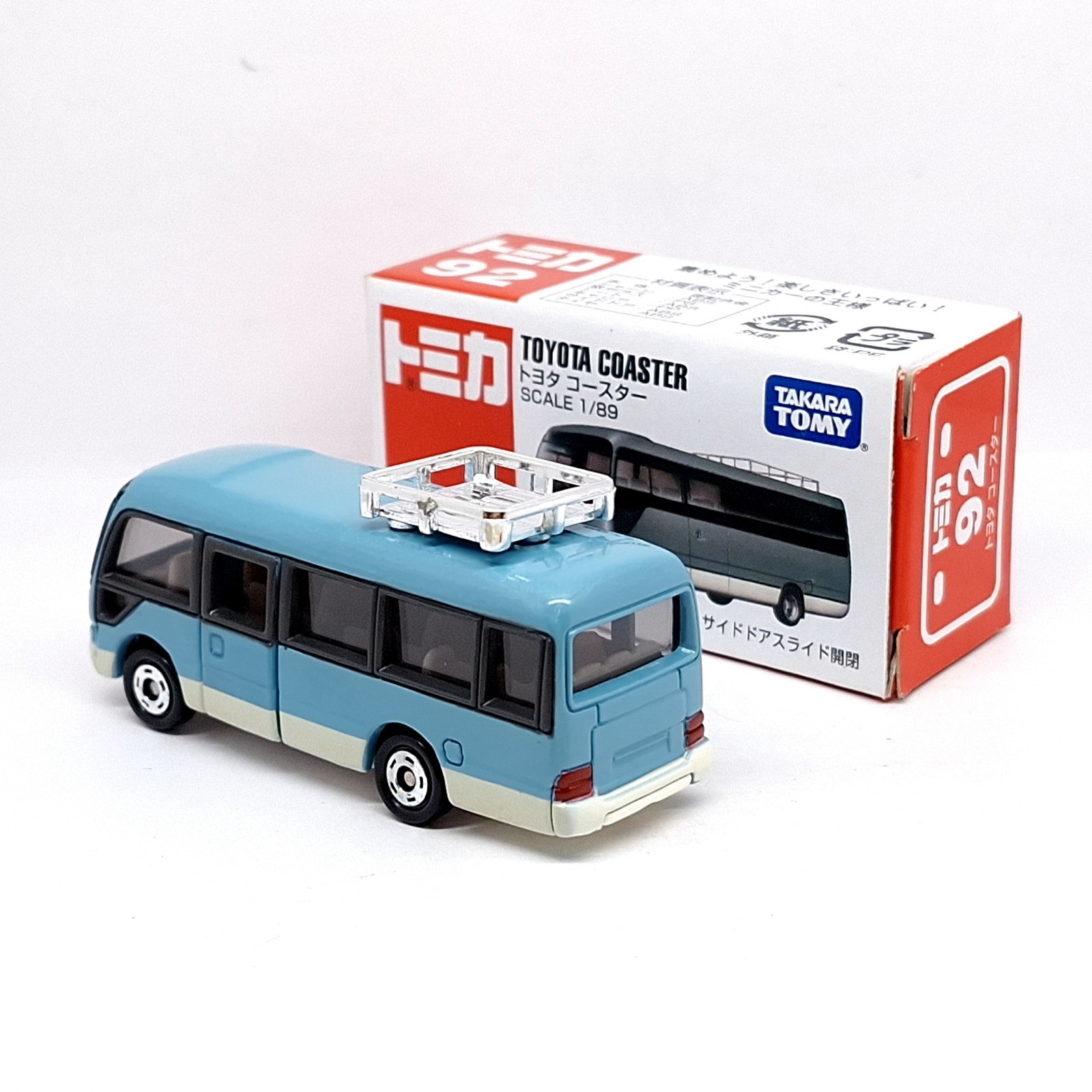 TOMICA 92 TOYOTA COASTER 1/89 TOMY DIECAST CAR BUS VAN 2010 NEW