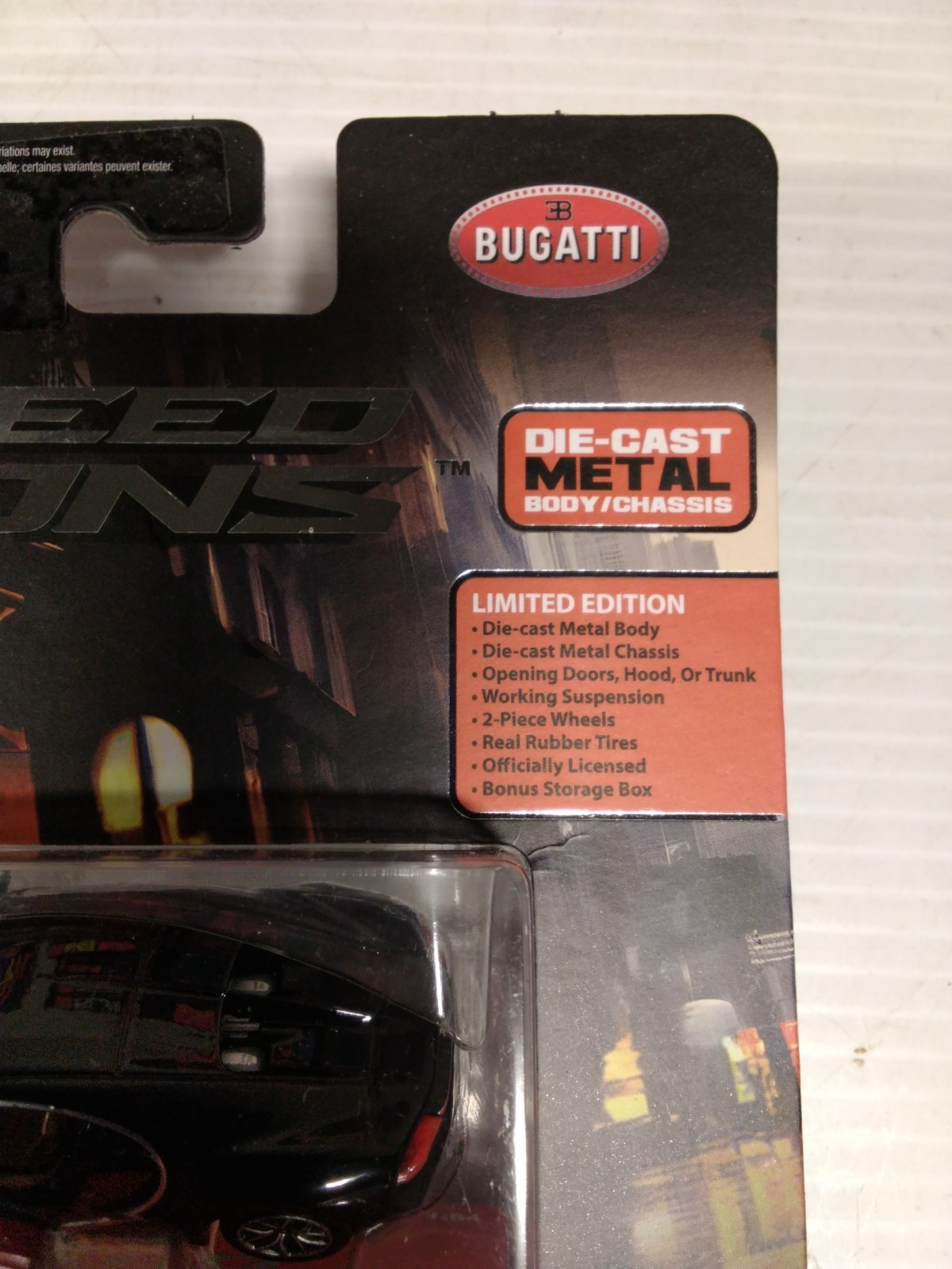 Maisto Bugatti Chiron Red Die Cast Car Model 1:64 Scale