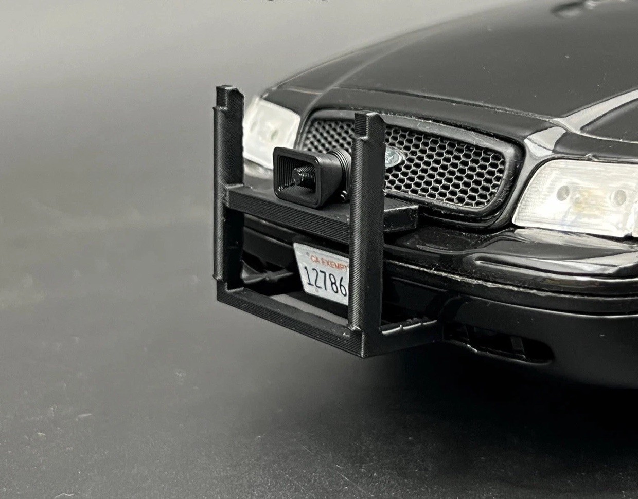 2-pack 1/64 Scale CHP Push Bumper Crown Vic California Highway Patrol 6455