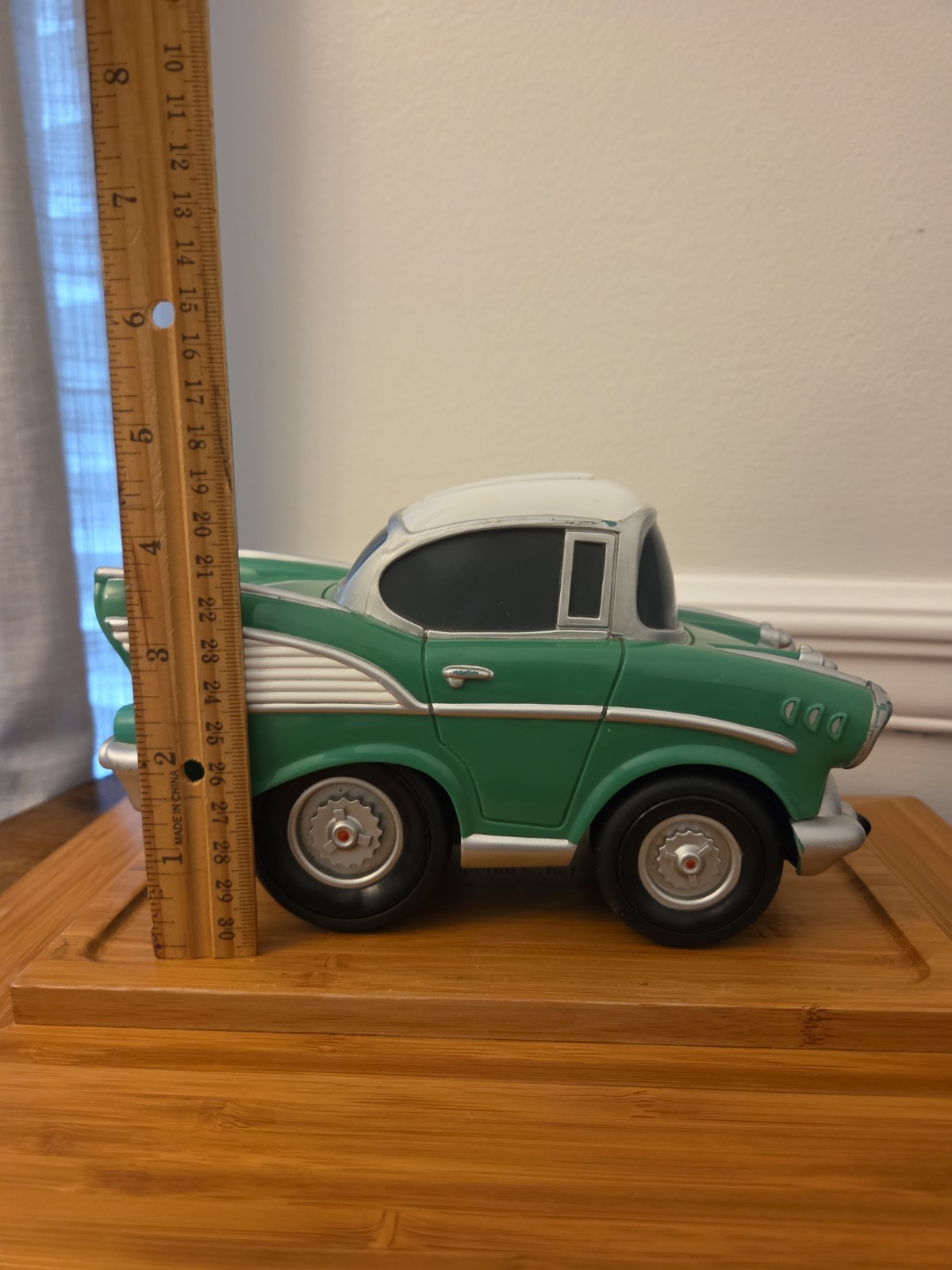 2001 ERTL Little Muscle 1957 CHEVROLET BEL AIRE Push n Roll green STEADIE car