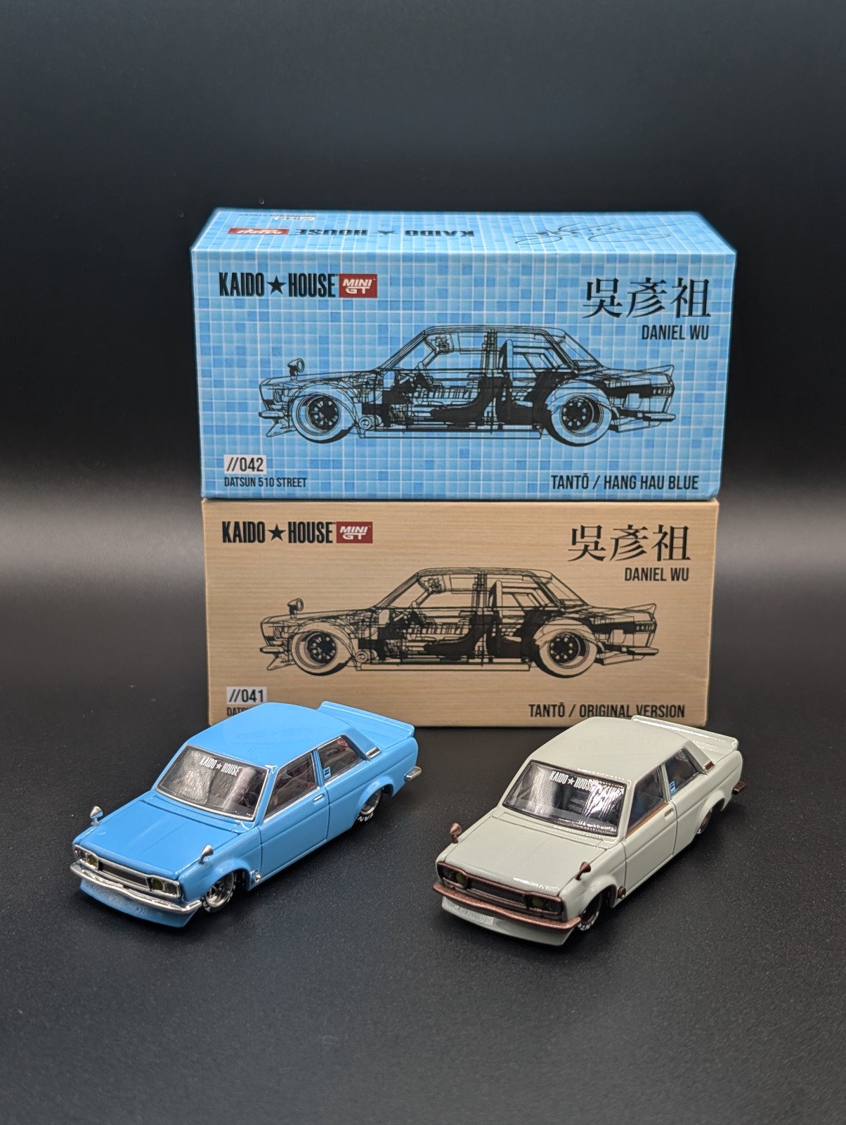 1:64 Kaido House Mini GT Datsun 510 Street Tanto 041 & 042 Lot of 2