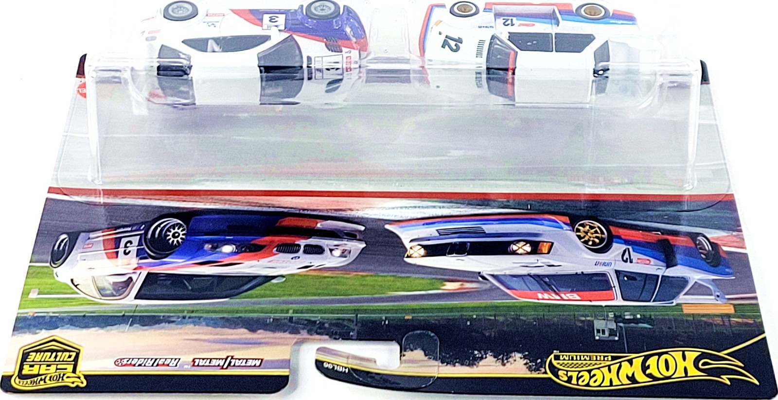Hot Wheels Car Culture 2 Pack Target 2001 BMW M3 GTR & BMW 320 Group 5 ⬜🟦🟥