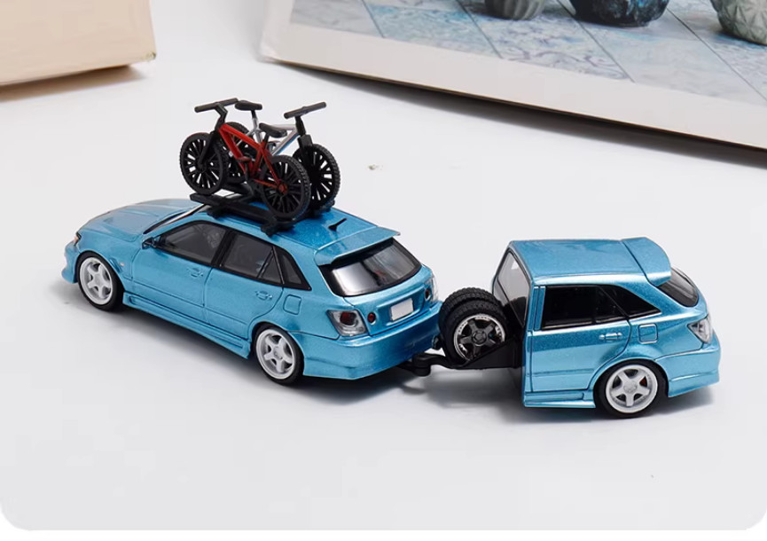 Mortal 1:64 Toyota ALTEZZA IS200 biting shark alloy car model ornaments