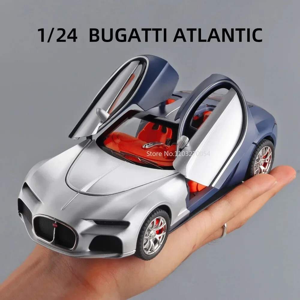 1/24 Toys Car Model Bugatti Atlantic Luxury Sport Car Alloy Diecast Toy Vehicle