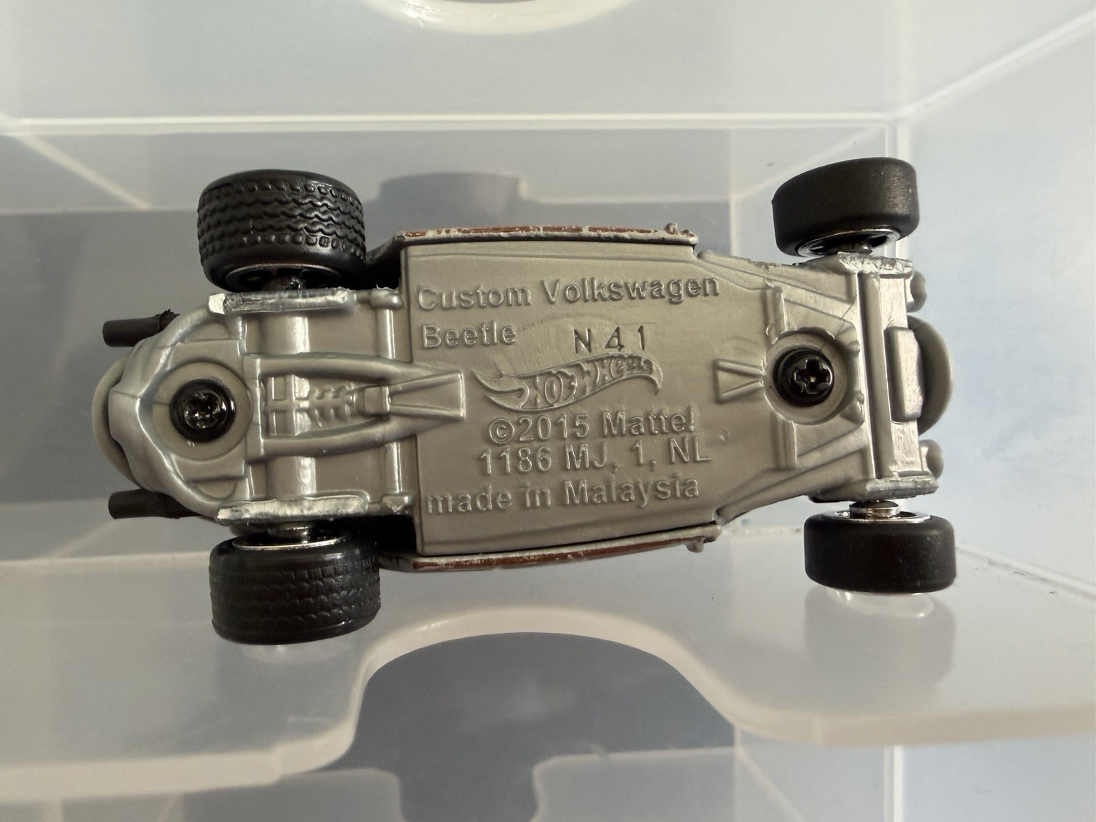 Hot Wheels Volkswagen Beetle Custom – Real Rider Wheel Swap Rat Rod Hot Rod