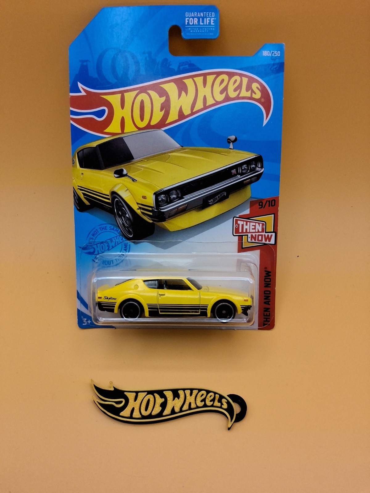 2021 HOT WHEELS NISSAN SKYLINE 2000 GT-R YELLOW THEN & NOW 9/10 🔥58