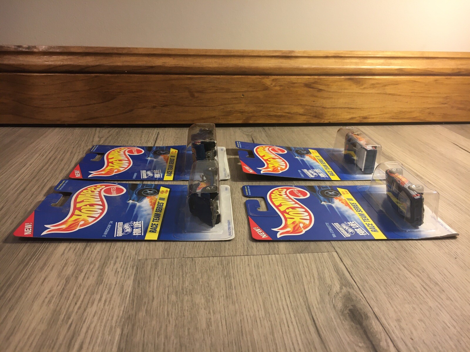 *MOC* *SET OF 4* Mattel Hot Wheels 1996 Race Team Series III