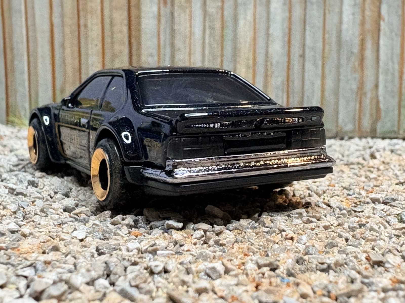 Loose Hot Wheels BMW 635 CSi Black #185 Mainline 2025 Case H New Widebody