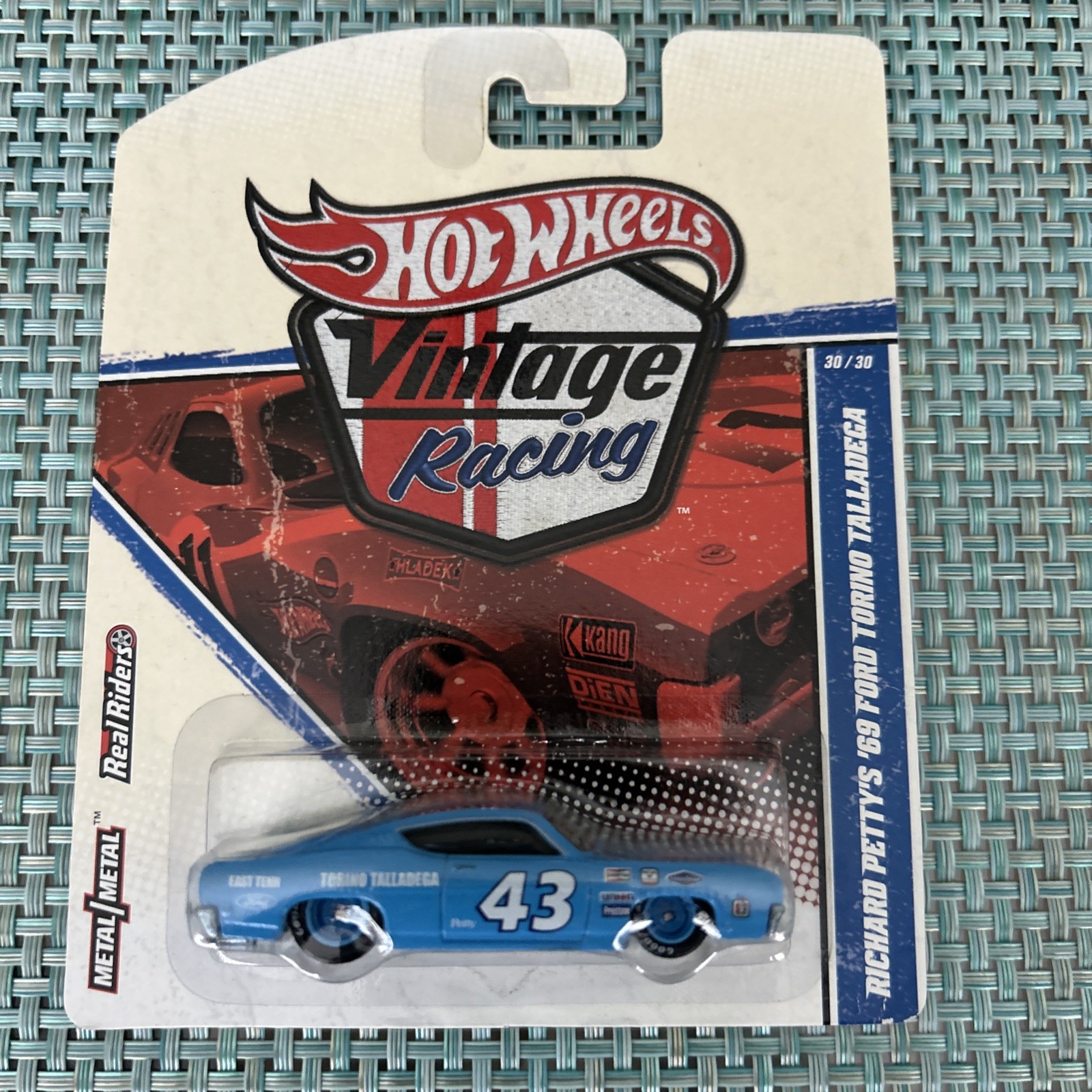 Hot Wheels Vintage Racing 30/30 Richard Petty’s ’69 Ford Torino Talladega NIP