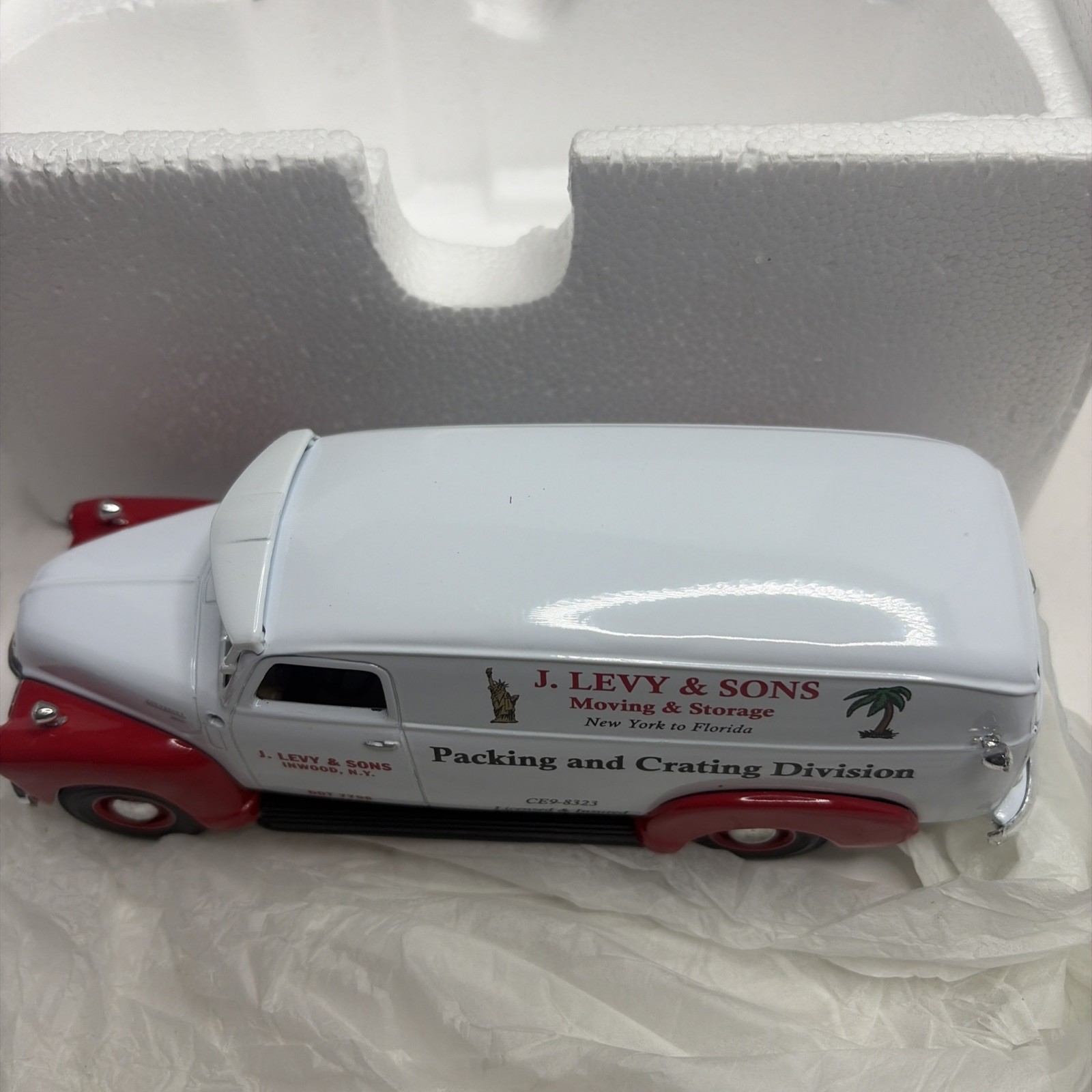 First Gear 1:34 Diecast 1949 Chevrolet Panel Truck #18-1409 J. Levy & Sons. NIB