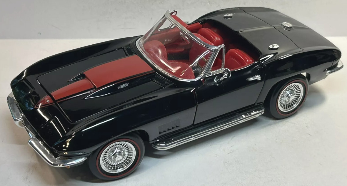 Corvette Chevrolet55Chevy57StingRay1:18Race12Car1963Classic1966Metal Model1957