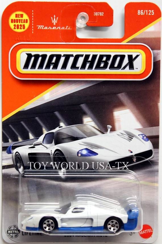 2025 Matchbox #86 MBX Showroom 2004 Maserati MC12