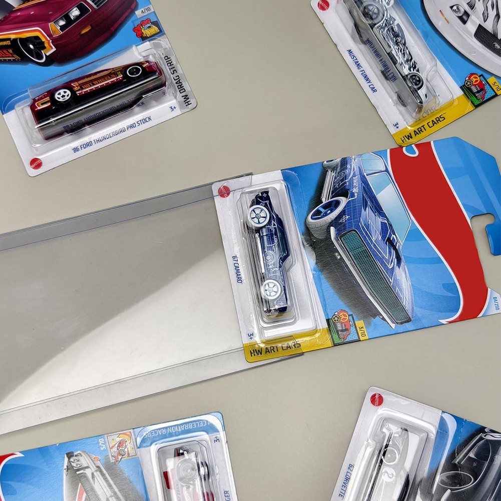 Clear Model Car Display Case For 1/64 Scale Packaged Diecast Blister Organizer