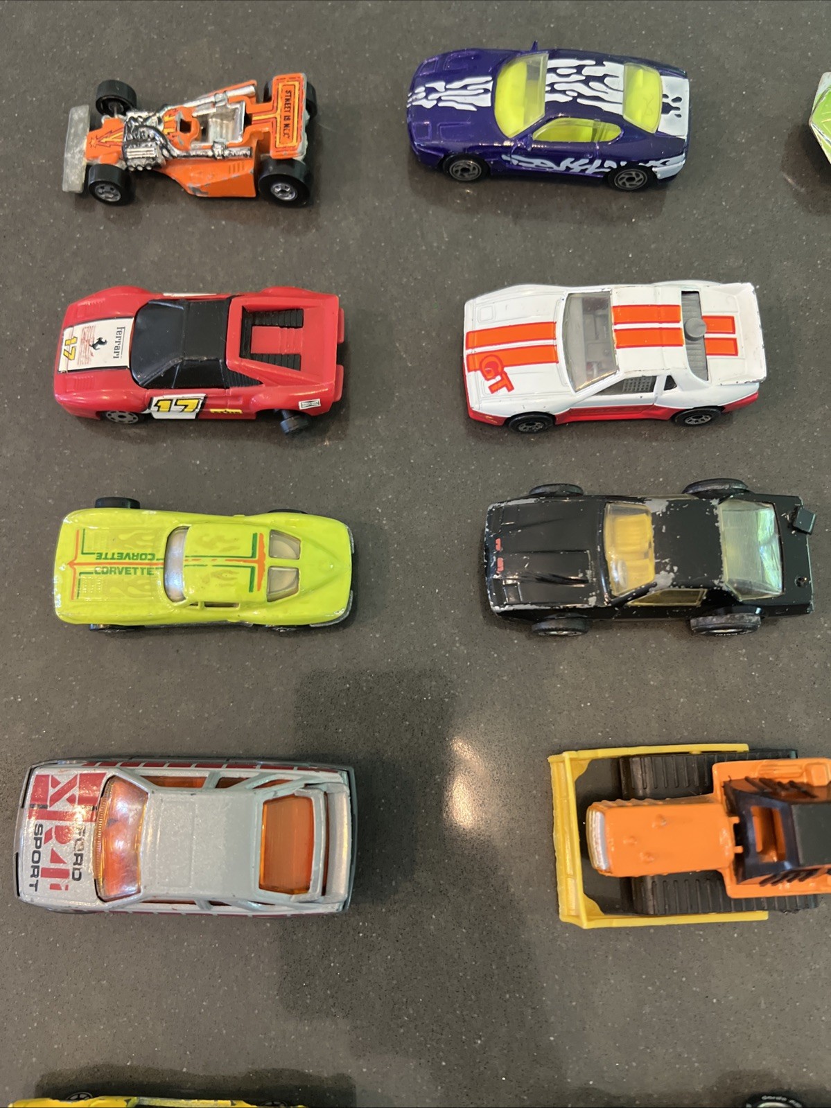 Lot Of 32 Diecast & Plastic Vintage Cars Trucks Mixed Brands See Description