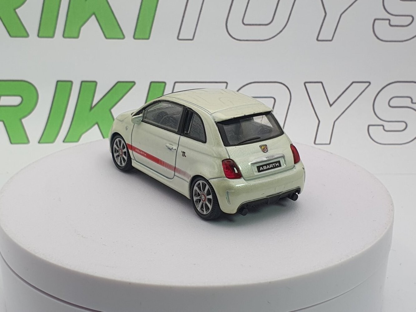 Fiat 500 Abarth Mondo Motors 1/43 White 2008