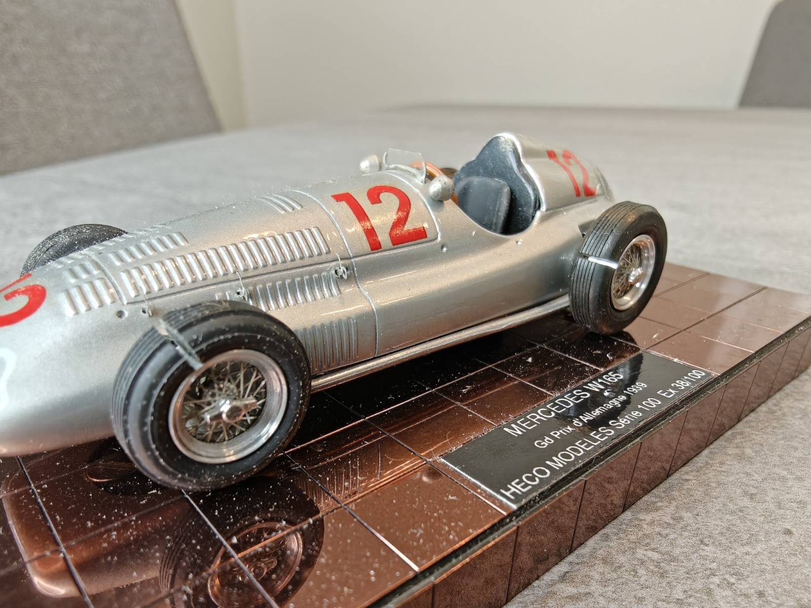 Heco Mercedes-Benz W165 #12 Grand Prix Germany 1939 1:43 Handmade