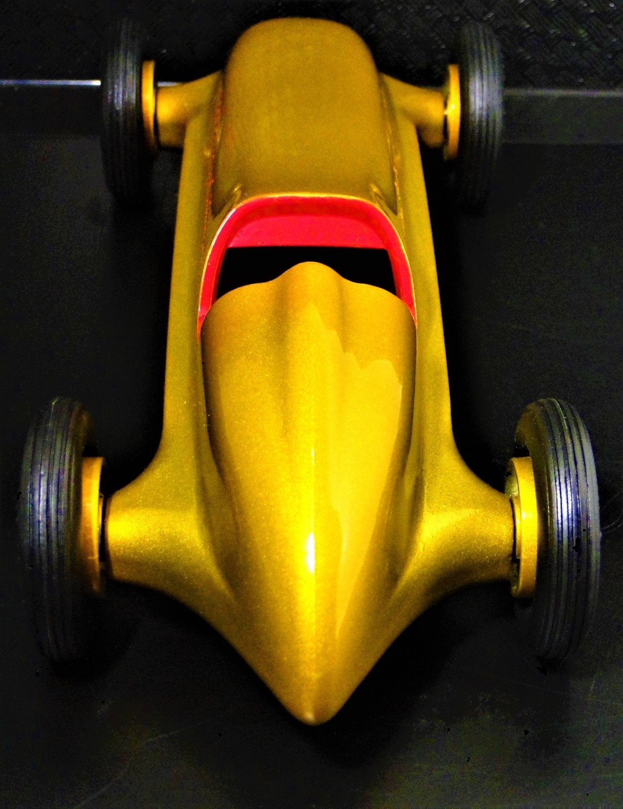 Boyle Special Wilbur Shaw Model Racer Race Indy Car Carousel Gold 1:18