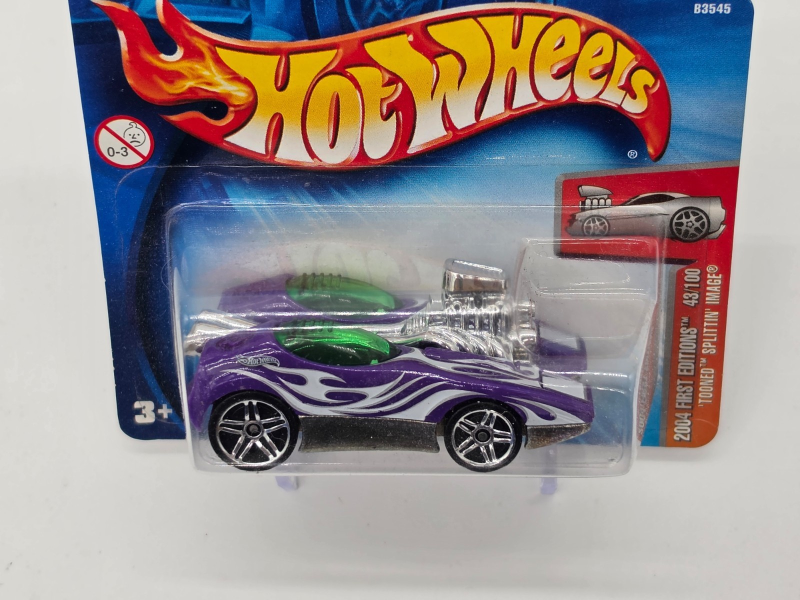Hot Wheels – 2004 First Edition Series – Tooned – Splittin Image – Short Card