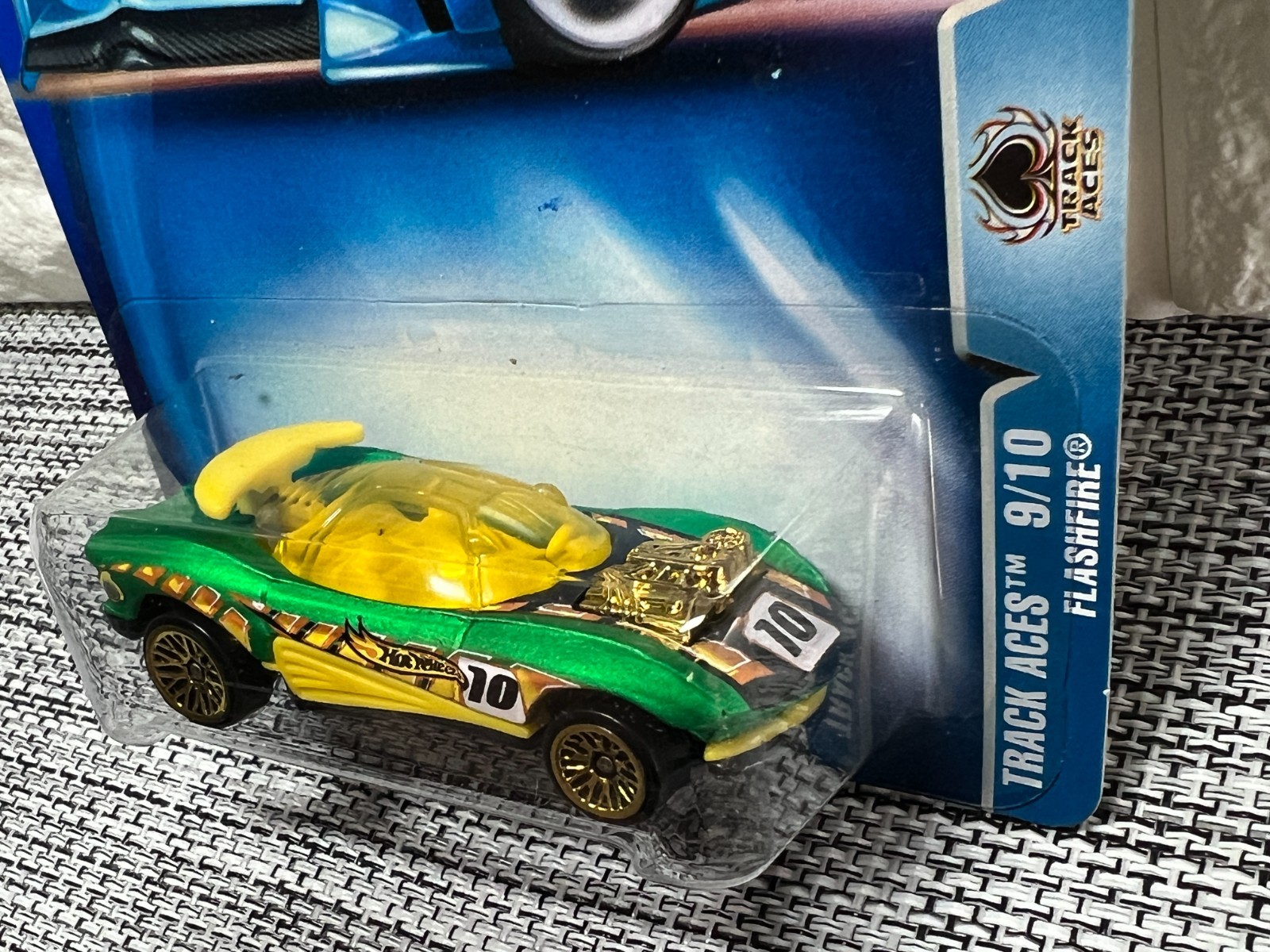 Hot Wheels Track Aces 9/10 Flashfire 2003 #185 Green