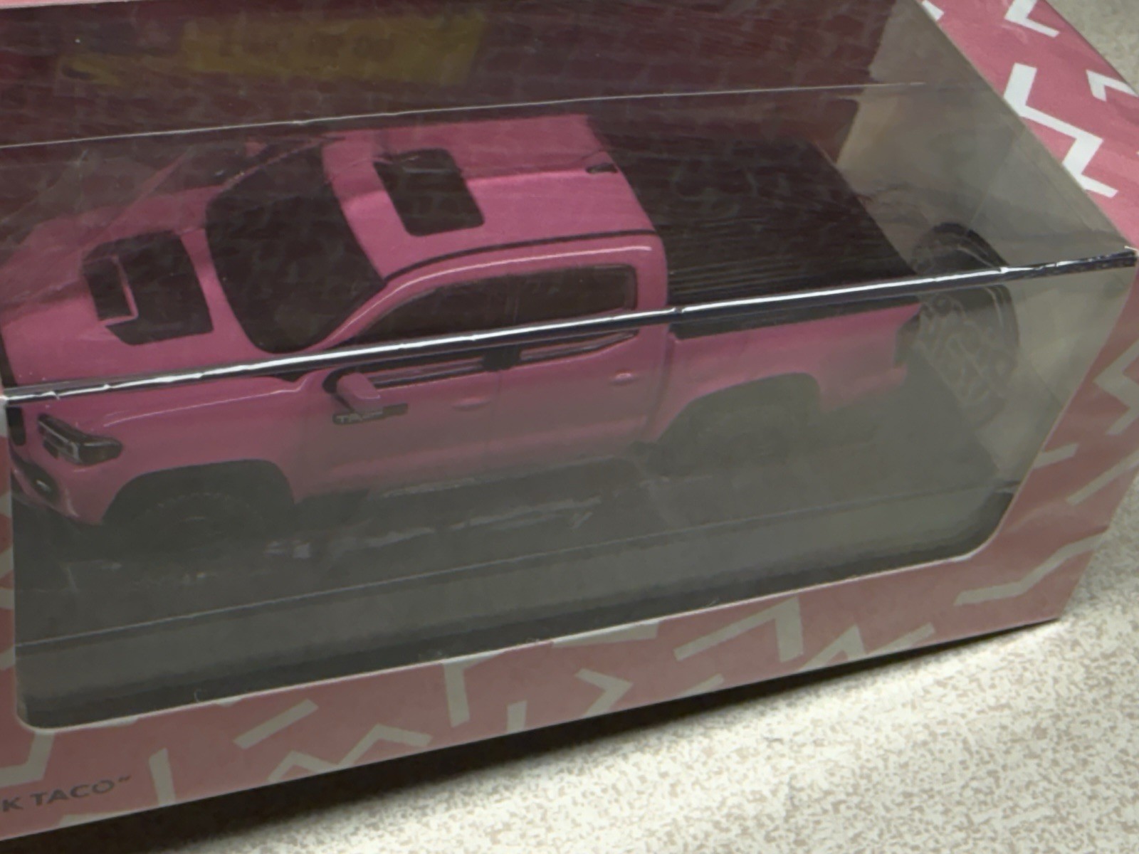 1/64 DiecastTalk Exclusive GCD Toyota Tacoma TRD PRO Pink Taco 1.0 New