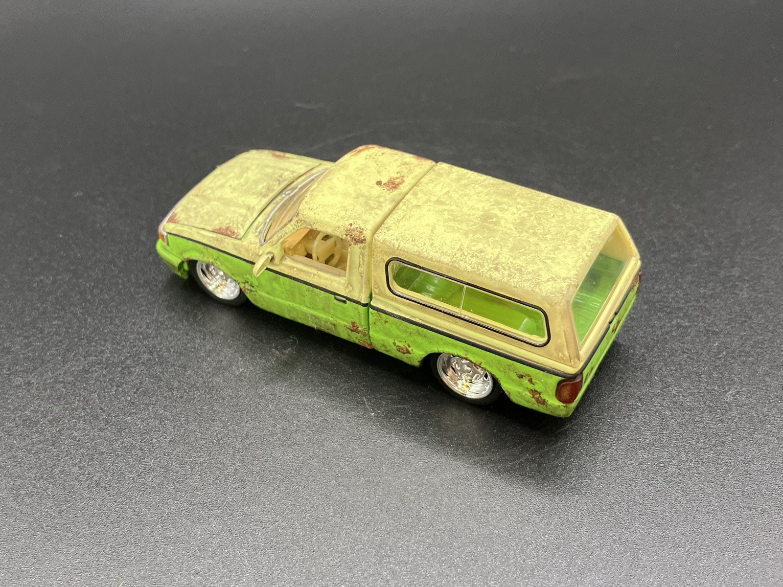 1995 Ford Ranger Pickup Truck Weathered Rusty Barn Find 1/64 Diecast Custom M2