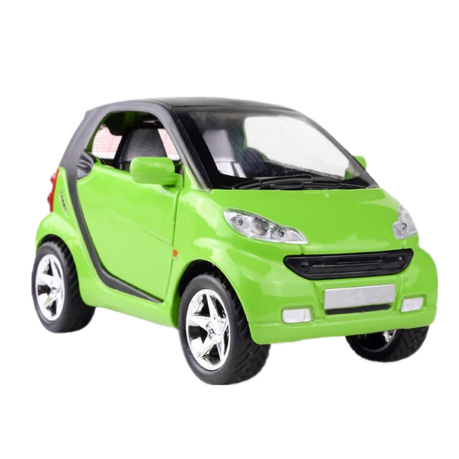 1:32 Pull Back Green Model Car Toy Kids Gifts With Sound&Light For Smart ForTwo