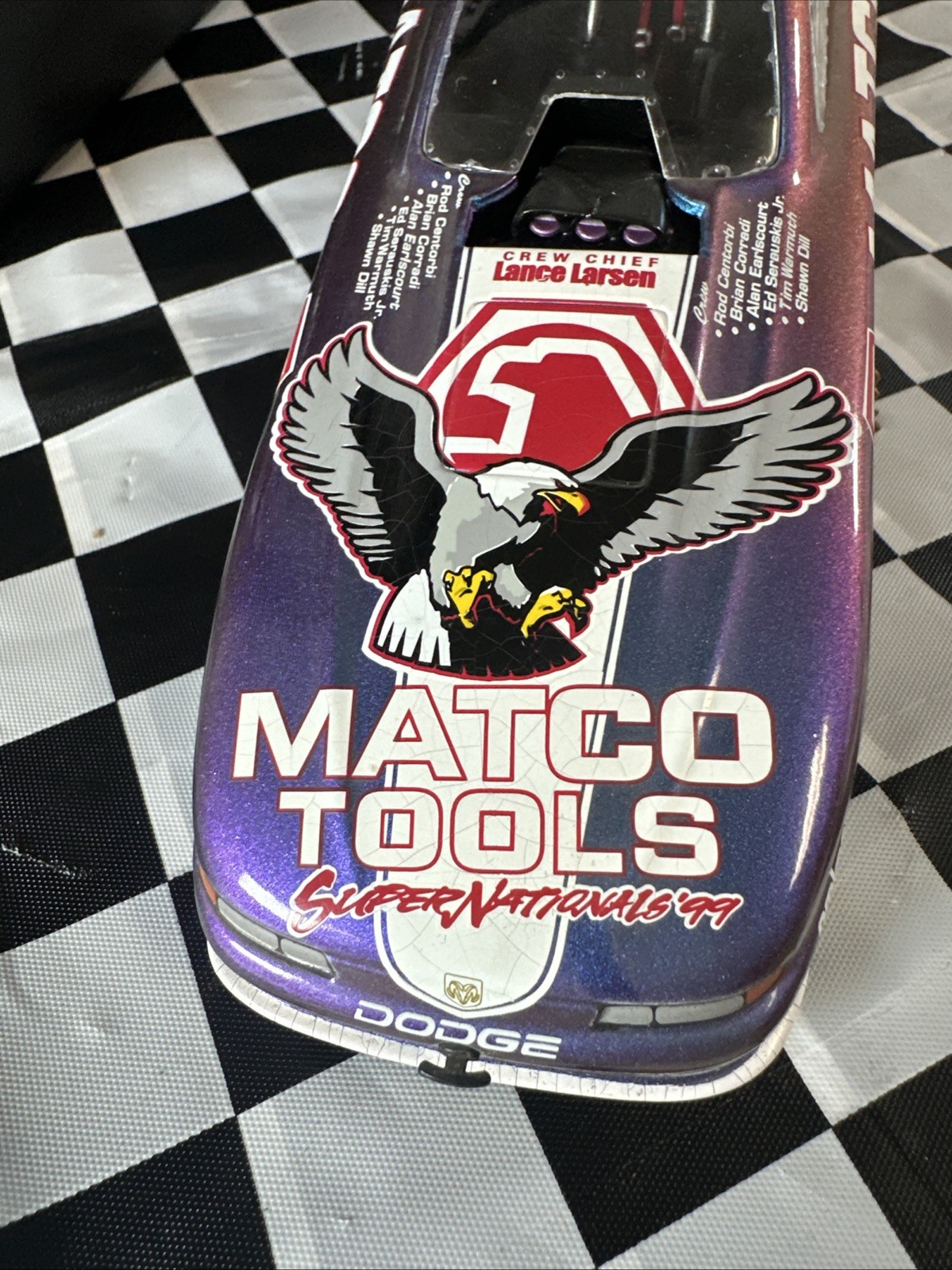 Dean Skuza 1999 Matco Tools Nitro Funny Car Autographed 1/24